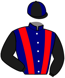 casaque portée par Lamaziere L. jockey du cheval de course LITCHI DU RABUTIN, information pmu ZETURF
