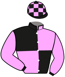 casaque portée par Robin F. jockey du cheval de course JAMES OF CARLY, information pmu ZETURF