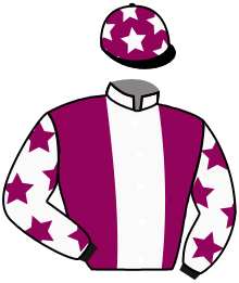 casaque portée par Saadi S. jockey du cheval de course MEKHTALIA, information pmu ZETURF