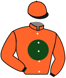 casaque portée par Veron F. jockey du cheval de course L'ENNEMI, information pmu ZETURF