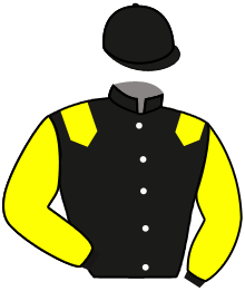 casaque portée par Claudic J. jockey du cheval de course MON BLACK DU LIVET, information pmu ZETURF