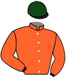 casaque portée par Blanchouin T. jockey du cheval de course ANGEL WARRIOR, information pmu ZETURF