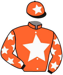casaque portée par Claudic J. jockey du cheval de course ISIWOOD, information pmu ZETURF