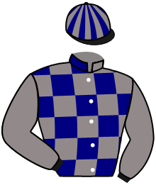 casaque portée par Roussel Leo jockey du cheval de course ILDOUCE FLECHOIS, information pmu ZETURF