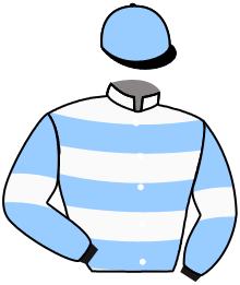 casaque portée par Claudic J. jockey du cheval de course KELBOFRER, information pmu ZETURF