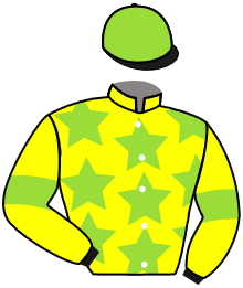 casaque portée par Lebouc Hug. jockey du cheval de course AL SKA, information pmu ZETURF