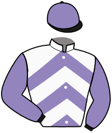 casaque portée par Saadi S. jockey du cheval de course GREAT CHARLIE, information pmu ZETURF