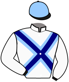 casaque portée par Seidl M. jockey du cheval de course STELLA MARINA, information pmu ZETURF