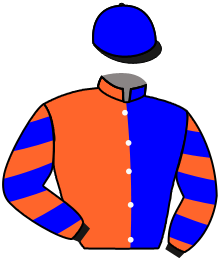 casaque portée par Breux S. jockey du cheval de course WILD N'BEAUTIFUL, information pmu ZETURF