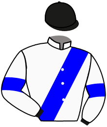 casaque portée par Hardouin E. jockey du cheval de course RED NUREYEV, information pmu ZETURF