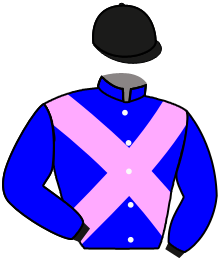 casaque portée par Molins Mme Amb. jockey du cheval de course SILILLY, information pmu ZETURF