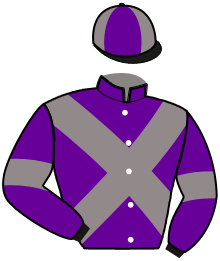 casaque portée par Chavatte A. A. jockey du cheval de course LANISTER SMART, information pmu ZETURF