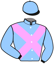 casaque portée par Pacaud P. jockey du cheval de course LADY DE JANEIRO, information pmu ZETURF