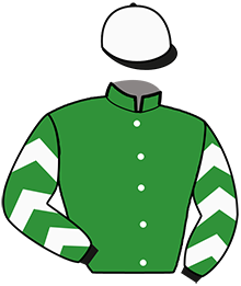 casaque portée par Szirmay E. jockey du cheval de course KOKA RIGHT, information pmu ZETURF
