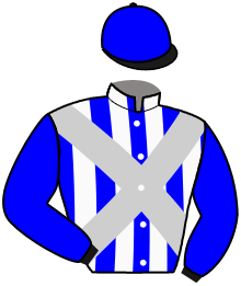 casaque portée par Collette A. jockey du cheval de course JAMAIS, information pmu ZETURF