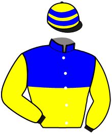 casaque portée par Lecanu F. jockey du cheval de course JALOUSIE MAZA, information pmu ZETURF