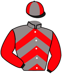 casaque portée par Collette A. jockey du cheval de course KANDIE DE CORDAY, information pmu ZETURF
