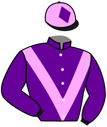 casaque portée par Bernard A. jockey du cheval de course CAROLINE BAY, information pmu ZETURF