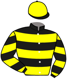 casaque portée par Saadi S. jockey du cheval de course ESTAFETTE, information pmu ZETURF