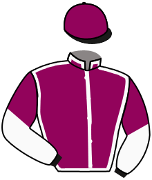 casaque portée par Moutard Jer. jockey du cheval de course COCO LIGHT, information pmu ZETURF