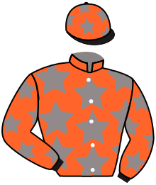 casaque portée par Just S. jockey du cheval de course MOUNKA, information pmu ZETURF