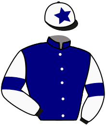 casaque portée par Crastus A. jockey du cheval de course BECQUANON, information pmu ZETURF