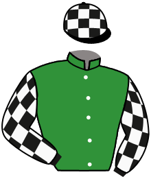 casaque portée par Demuro C. jockey du cheval de course DENISJONH, information pmu ZETURF