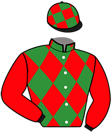 casaque portée par Wiels A. jockey du cheval de course JOY DU RIF, information pmu ZETURF