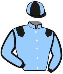 casaque portée par Guinhut F. jockey du cheval de course JONQUILLE DE MEAT, information pmu ZETURF