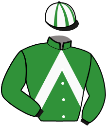 casaque portée par Dersoir-habib W. jockey du cheval de course KIMY SIMARDIERE, information pmu ZETURF