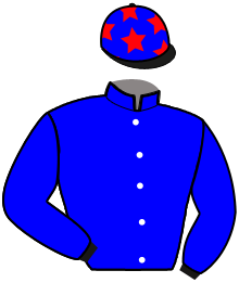 casaque portée par Briand Mme O. jockey du cheval de course KALICO JACK, information pmu ZETURF