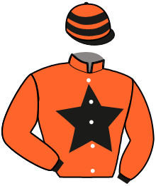 casaque portée par David J. jockey du cheval de course MALINE DE JED, information pmu ZETURF