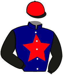 casaque portée par Angot A. jockey du cheval de course MAGIA LA TRIGALE, information pmu ZETURF
