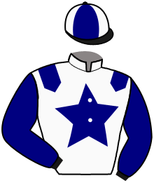 casaque portée par Ernault A. jockey du cheval de course LIBERTY JHEQ, information pmu ZETURF