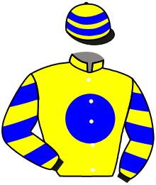 casaque portée par Breux D. jockey du cheval de course SESTO ELEMENTO, information pmu ZETURF