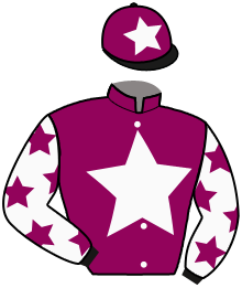casaque portée par Bails Mlle L. jockey du cheval de course SIJOUX, information pmu ZETURF
