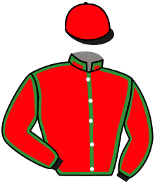 casaque portée par Gutierrez Val A. jockey du cheval de course SEE THE DREAM, information pmu ZETURF
