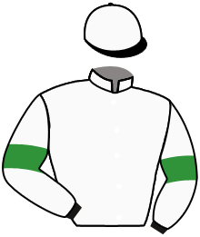casaque portée par Merille C. jockey du cheval de course MOSSARY, information pmu ZETURF
