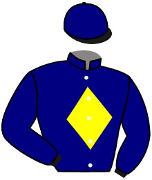 casaque portée par Crastus A. jockey du cheval de course VERTIGO POMPADOUR, information pmu ZETURF