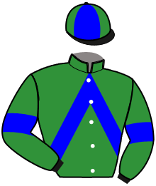 casaque portée par Lecanu F. jockey du cheval de course LIBERAL BABY, information pmu ZETURF