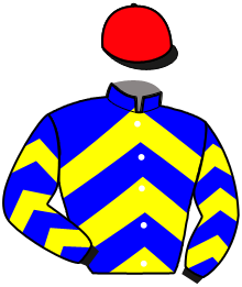casaque portée par Terry C. jockey du cheval de course MONDAINE, information pmu ZETURF