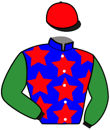 casaque portée par Gout Mlle L. jockey du cheval de course JIHERE DU PORET, information pmu ZETURF