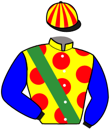 casaque portée par Crastus A. jockey du cheval de course SUCCESS STORY, information pmu ZETURF
