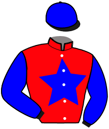 casaque portée par Peltier F. J. jockey du cheval de course MISS DOLLAR, information pmu ZETURF casaque portée par Peltier F. J. jockey du cheval de course MISS DOLLAR, information pmu ZETURF