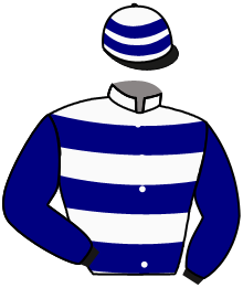 casaque portée par Servier Tom jockey du cheval de course DJEMBE DAVIS, information pmu ZETURF