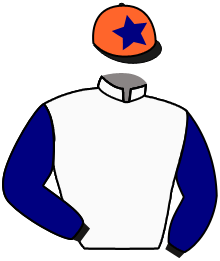 casaque portée par Guilloteau Axi. jockey du cheval de course HIGH DREAM BOY, information pmu ZETURF
