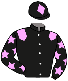 casaque portée par Marien J. jockey du cheval de course MOSAIQUE ARDENTE, information pmu ZETURF