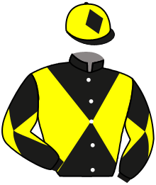 casaque portée par Piccone T. jockey du cheval de course CONQUEST, information pmu ZETURF