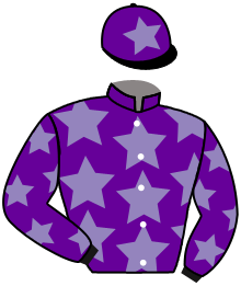 casaque portée par Veron F. jockey du cheval de course VENES, information pmu ZETURF