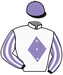 casaque portée par Pasquier S. jockey du cheval de course LIZETTE, information pmu ZETURF